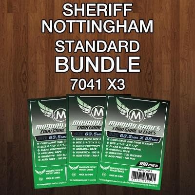 Mayday Games Sherriff of Notingham Game Accessory- Standard Card Sleeve Bundle