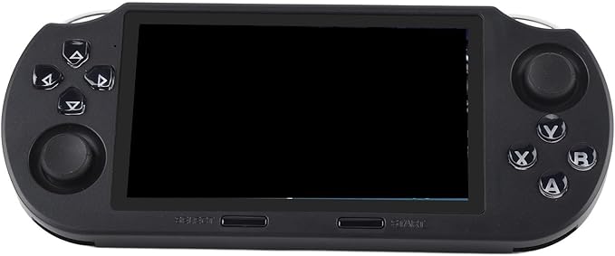 Handheld Video Game Console, 2GB RAM 64GB Memory 4.5 Inch 854x480 Screen 14 Emulators, Dual Rocker, Key Mapping, 2 Player Function, 5-7 Hours Battery Life