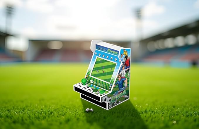MY ARCADE All-Star Arena Nano Player - 4.5" Fully Playable Portable Mini Arcade Machine with 207 Retro Games, 2.4" Screen Color Display