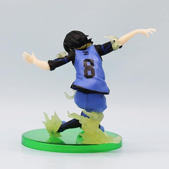 Bachira Meguru Anime Figure 12cm PVC Character Nagi Seishiro Action Figure Statue Handmade Model Desktop Decoration Collectibles