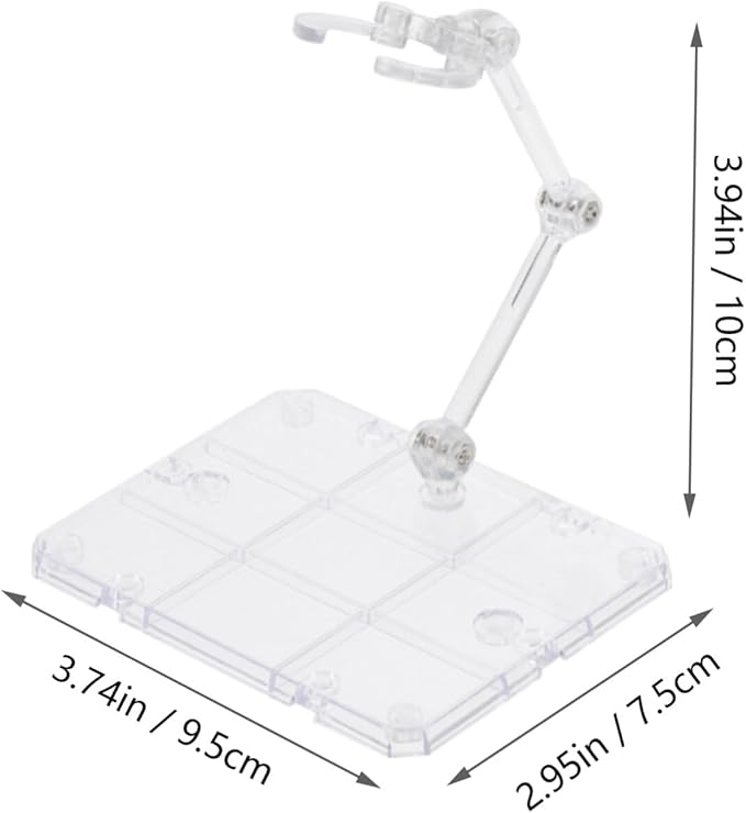 iplusmile Action Figure Stand Set with Portable Display Holder for 1/6 Scale Dolls Compatible with Hg Rg Shf Models Stable Figurine Display Rack