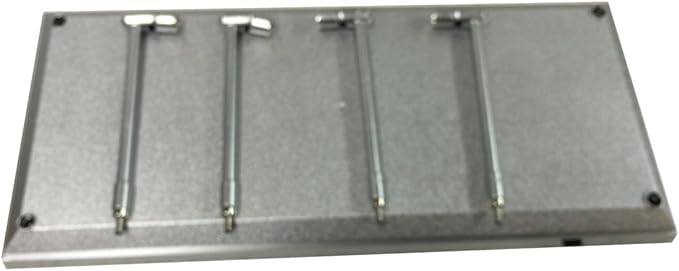 Silver Collectible Display Show Case Illumicase+ with LED Lights for 1/64 1/43 1/32 1/24 1/18 Scale Models