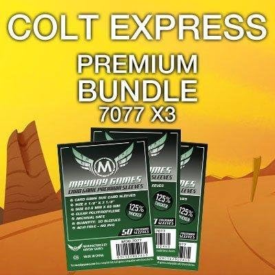 Mayday Games Colt Express Game Accessory- Premium Card Sleeve Bundle