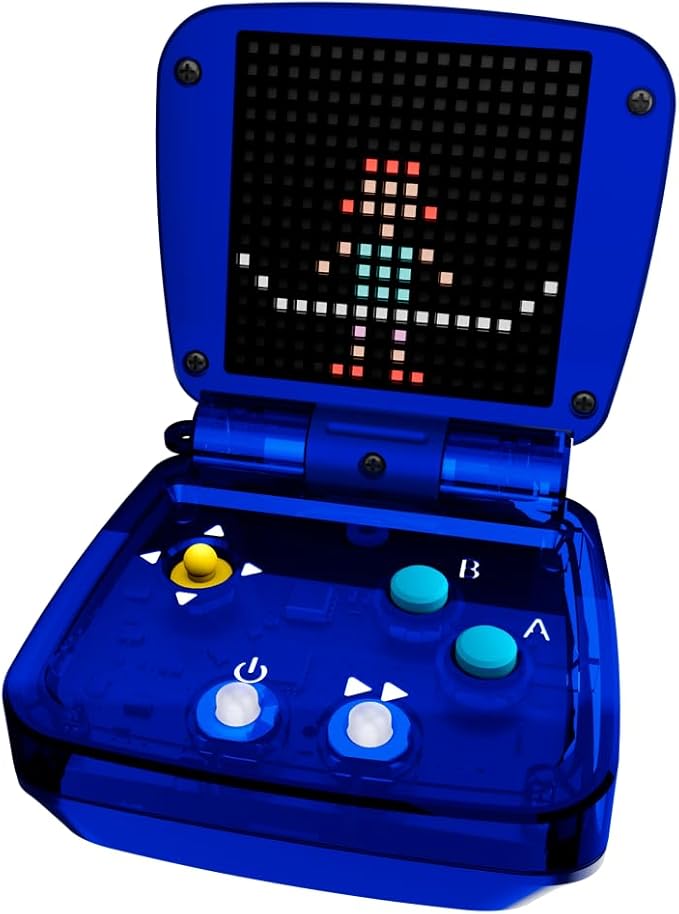 BANDAI TAPTAP Arcade FC34812 Multicolour- Palm Size Electronic Game Device - Retro Recreational Machine, Includes 10 Fun Video Games, Gift for Ages 5+