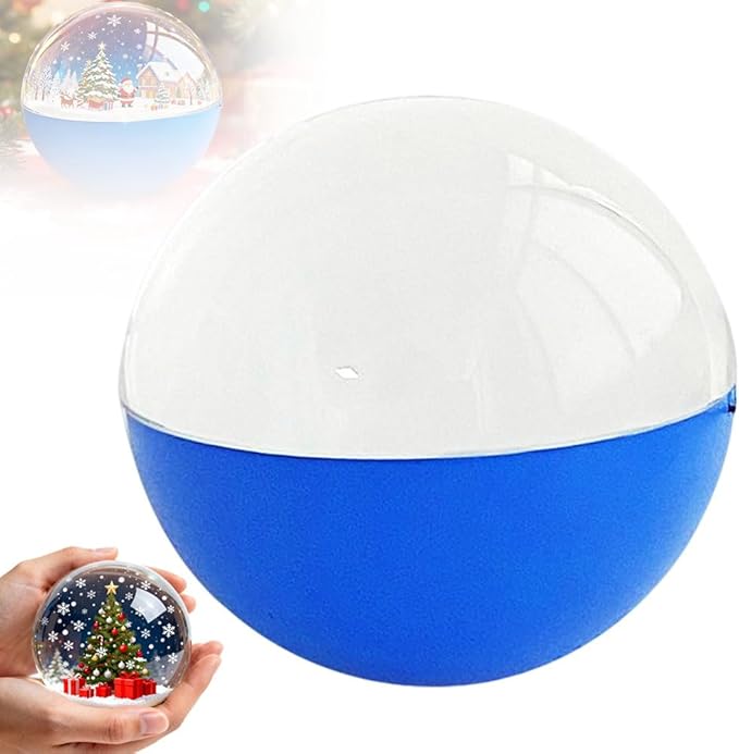 Memory Sphere, 2026 New 2.7" Crystal Ball Video Player, Personalized Digital Memory Display, Uploadable Videos Photos, DIY Gift for Couples Friends Anniversary Birthday Christmas (Blue)