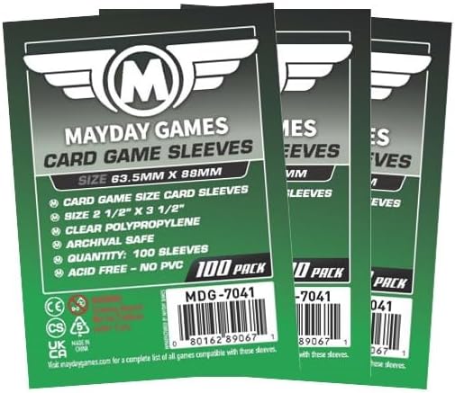 Mayday Games Fury of Dracula Game Accessory-Standard Compatible Card Sleeve Bundle
