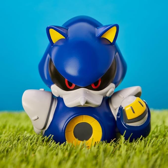 TUBBZ First Edition Metal Sonic Collectible Vinyl Rubber Duck Figure - Official Sonic The Hedgehog Merchandise - Action TV, Film & Video Games