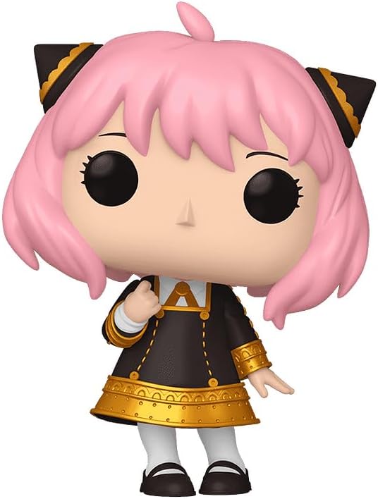 Pop Anime: Spy x Family - Anya Forger Vinyl Figure Bundled with Box Protector Compatible for Funko