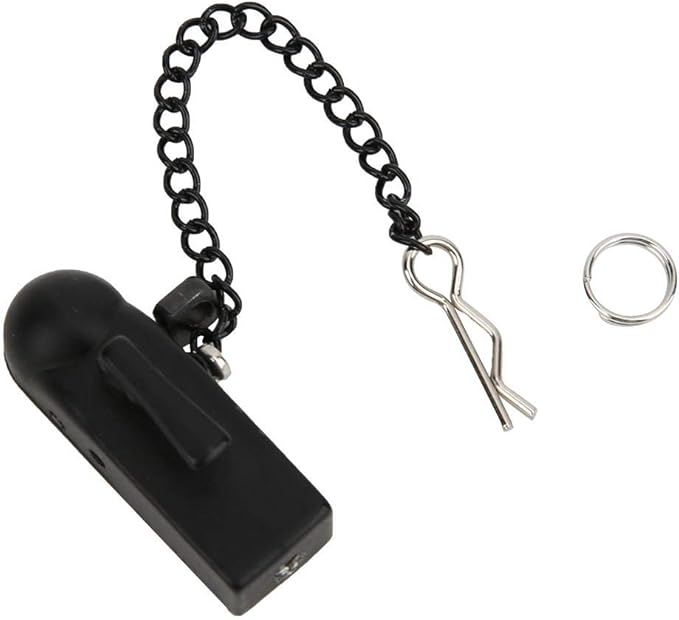 Drfeify Climbing car Trailer Attachment kit Compatible with 1/10 Scale 90046 90047 Cars(Black)