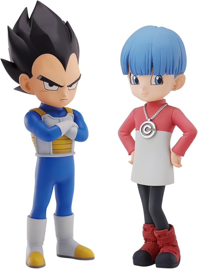 Ichibansho Figure - Dragon Ball DAIMA - Vegeta (Mini) & Bulma (Mini) Masterlise Collectible Statue