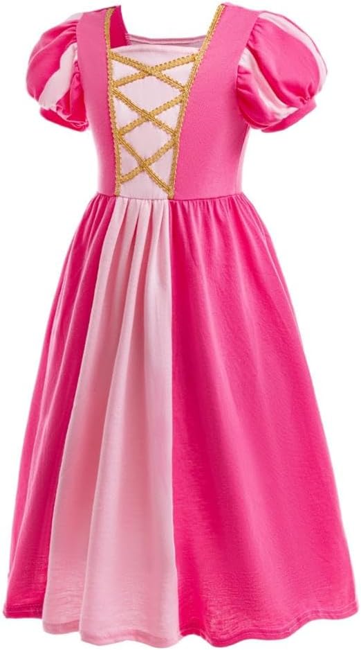 Dressy Daisy Toddler Little Girls Princess Dress Medieval Renaissance Outfit Accessories Everyday Casual Playwear Size 2-12
