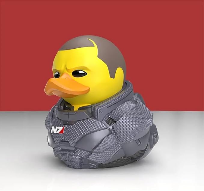 TUBBZ Mini: Mass Effect - Male Commander Shepard Cosplaying Rubber Duck Vinyl Figure