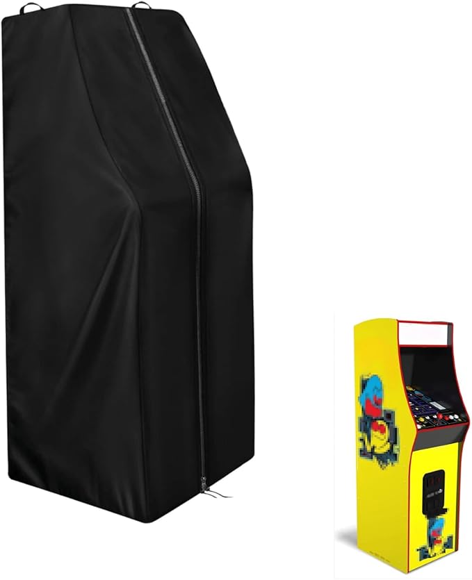Arcade Machine Cover, Heavy Duty Full-Size Pinball Machine Cover for PAC-MAN Deluxe Arcade Machine,Waterproof & Dustproof Electronic Dust Covers for Game Boy,19" x 23" x 61"