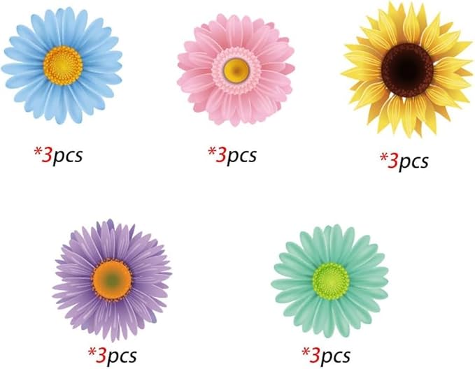 30Ct Spring Sun Flower Hanging Swirl Decorations,Themed Birthday,Party Supplies,Ceiling Decorations for Girls,Boys,Kids,Home,Classroom,Office,Baby Shower