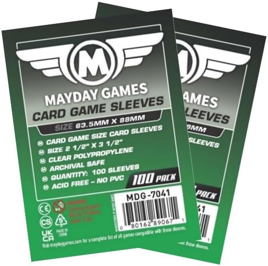 Mayday Games Wondrous Creatures -Standard Compatible Card Sleeve Bundle