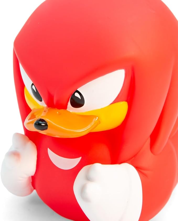 TUBBZ Boxed Edition Knuckles Collectible Vinyl Rubber Duck Figure - Official Sonic The Hedgehog Merchandise - Action TV, Movies & Video Games