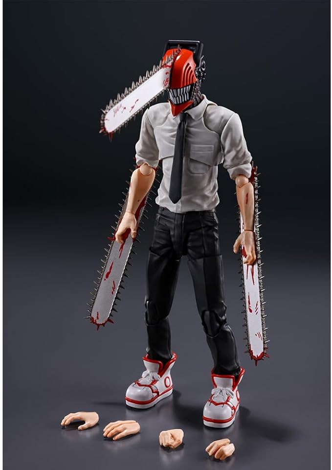 Makima Figure Super Action Statue Joints Movable Anime Figures 5.9" Replaceable Parts Makima Action Figure Collectibles Gifts