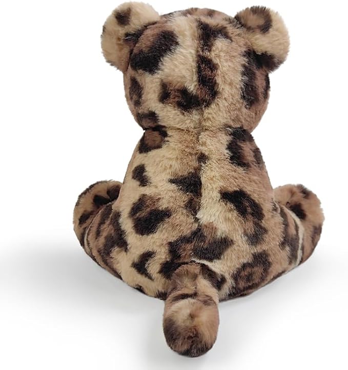 Leopard Stuffed Animal Toys, 8.5 Inch Soft and Cuddly Leopard Plush Animals Toy, Cute and Realistic Animals Gifts for Boys and Girls Toy for Toddlers 1-3