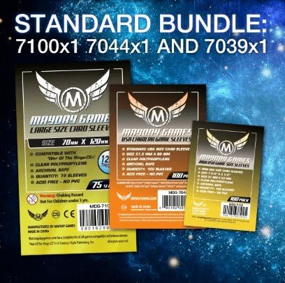 Mayday Games XCOM Board Game Accessory- Standard Card Sleeve Bundle