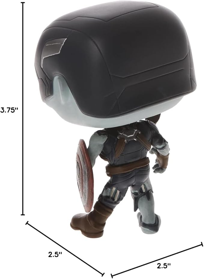 Funko Pop Marvel: What If? - Zombie Captain America Vinyl Bobblehead - Marvel What If - Collectable Vinyl Figure - Gift Idea - Official Merchandise - Toys for Kids & Adults - Superheroes Fans