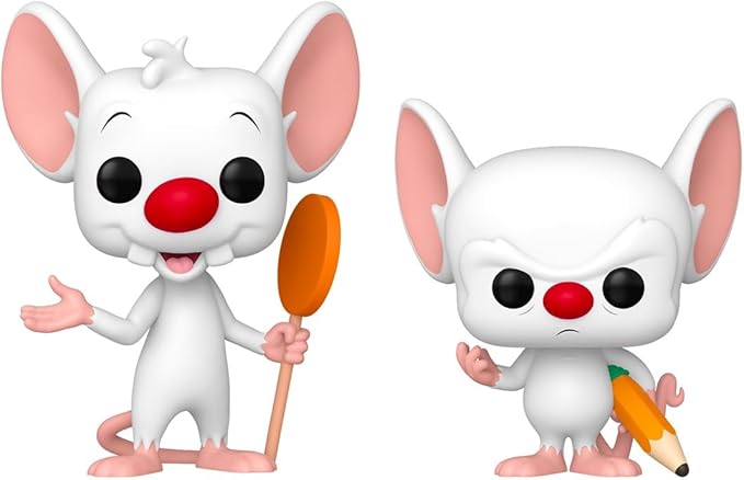 Funko Pop! Animation: Pinky & The Brain, 2-Pack - Collectable Vinyl Figure - Gift Idea - Official Merchandise - Toys for Kids & Adults - Cartoon Fans
