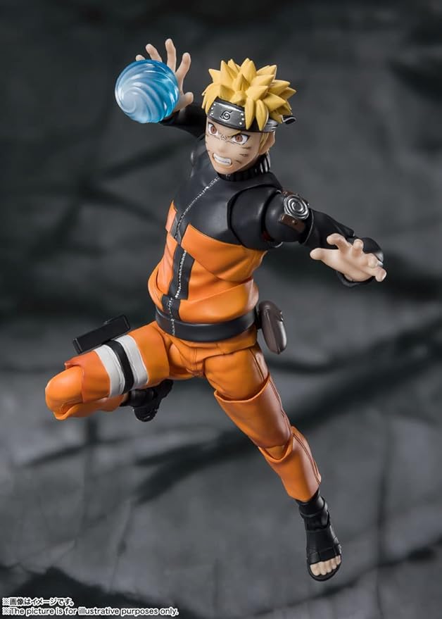 TAMASHII NATIONS - Naruto Shippuden - Naruto Uzumaki -The Jinchuriki Entrusted with Hope, Bandai Spirits S.H.Figuarts Action Figure