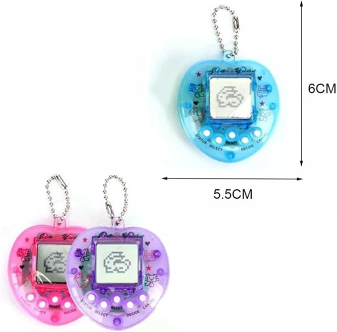 Mini Heart Shaped Pet Digital Toy - Handheld Virtual Electronic Pet Game Machine for Kids & Pet Lovers