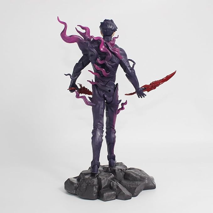 3pcs Sung Jin Woo Igris Statue Beru Action Figure PVC Model Anime Figura de Sung Jin Woo Figurine Desktop Collections Gift for Fans