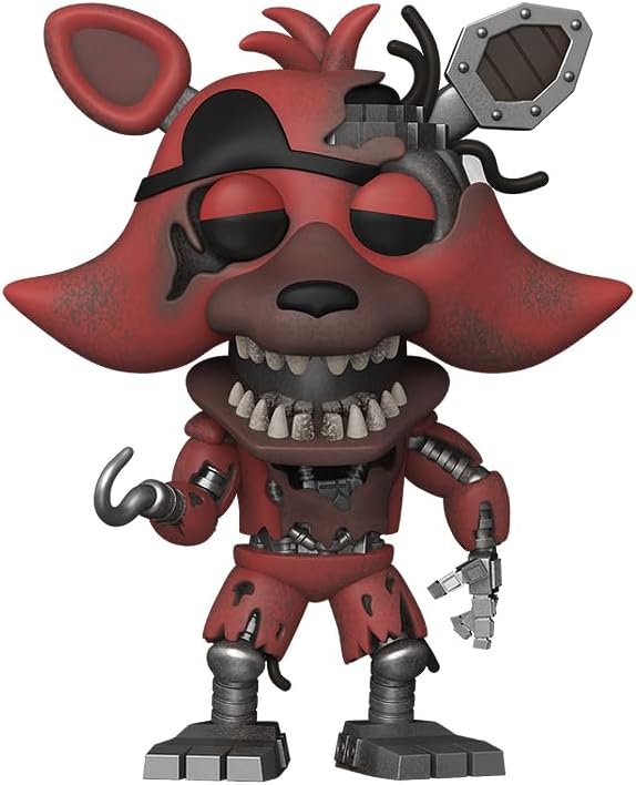 Funko Pop! FNAF: Five Nights at Freddy's - Withered Foxy Vinyl Figure Collectibles Bundled with Box Protector