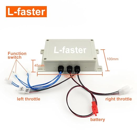 2WD 16-inch Dual-Sided Shaft high-Torque Motor Remote-Controlled Homemade All-Terrain Off-Road Vehicle (36V Single-Hand Remote)