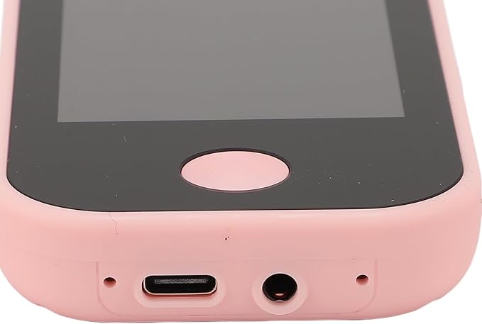 Kids Camera Digital Camera for 3-8 Year Old Girls Boys, 1080P Music Player Puzzle Games Children Phone with Selfie Camera (Pink)