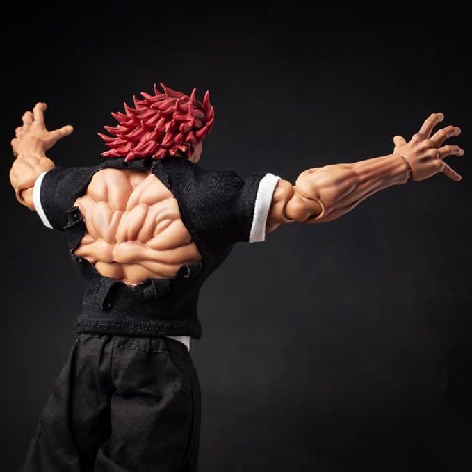 Yujiro Hanma Figure Joints Movable Anime Figure 7.48" Super Action Statue Hanma Yujiro Action Figure Desktop Collectibles Gift