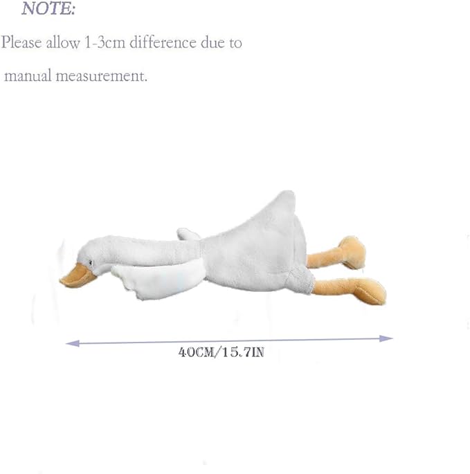 CHELEI2019 15.7" Swan Stuffed Animal,Goose Plush White Stuffed Animal Toy Gifts for Kids