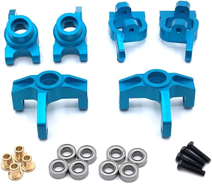 Remote Control Car Upgrade Parts Fit for 1 14 144010 144001 02 124017 16 18 19(Blue)