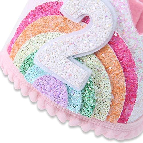 Birthday Rainbow Girl Crown, Birthday Hat for Event Party Supplies, Photo Props