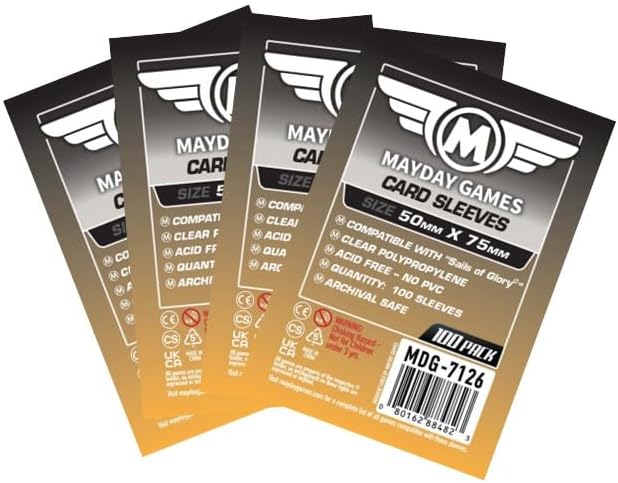 Mayday Games Through The Ages Game Accessory - Standard Card Sleeve Bundle