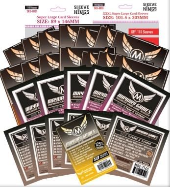 Mayday Games Kingdom Death Gambler's Chest -Premium Compatible Card Sleeve Bundle