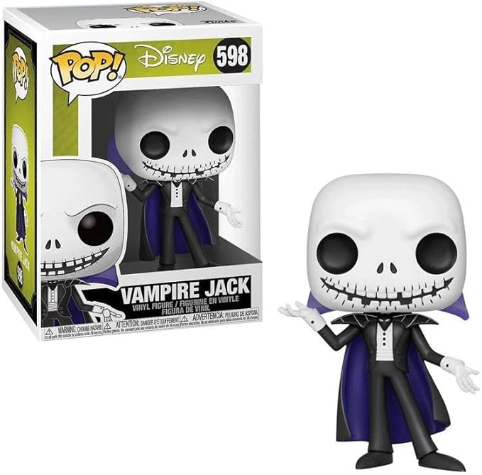 Funko Pop! Disney: Nightmare Before Christmas - Vampire Jack, Multicolor, us one-Size