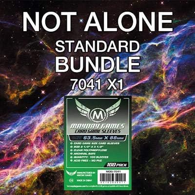 Mayday Games Not Alone Game Accessory - Standard Card Sleeve Bundle