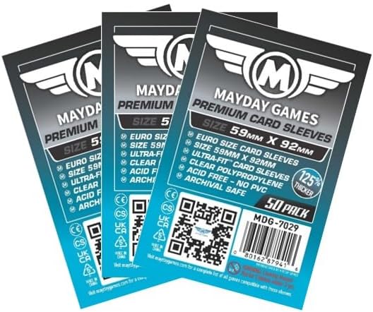 Mayday Games The Game Game Accessory- Premium Card Sleeve Bundle