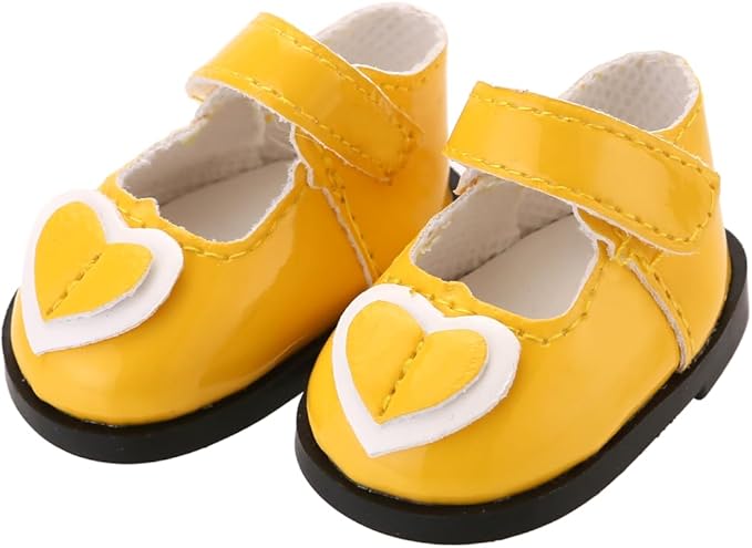7 Pairs Doll Shoes Fits 14.5 Inch Doll American Wellie Wishers Doll Accessories