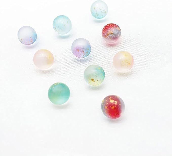10Pcs Purple Glass Marbles Luminous Glass Ball 12MM Colorful Decor Vase Filler Fish Tank Home Decor DIY Jewelry Accessories(no Hole),Marble Runs,Learning and Education