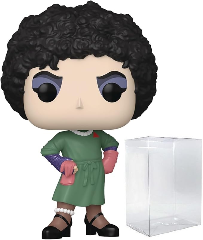 POP Movies: Rocky Horror Picture Show - Frank-N-Furter in Hospital Gown Funko Vinyl Figure (Bundled with Compatible Box Protector Case) Multicolor 3.75 inches