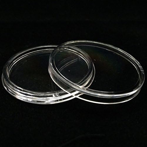38mm Direct Fit Capsules for Large Silver Dollars including Morgan, Peac,e and Eisenhower (Ike) Dollars - Pack of 50