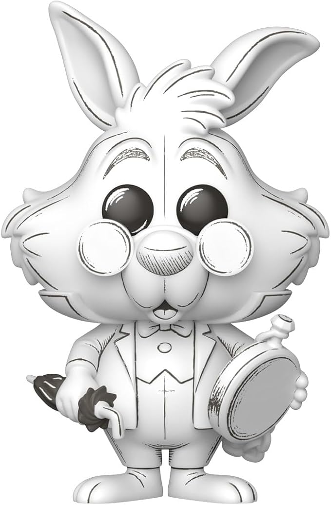 Funko Pop! Disney: Sketched - White Rabbit - Collectable Vinyl Figure - Gift Idea - Official Merchandise - Toys for Kids & Adults - Disney Fans - Model Figure for Collectors and Display