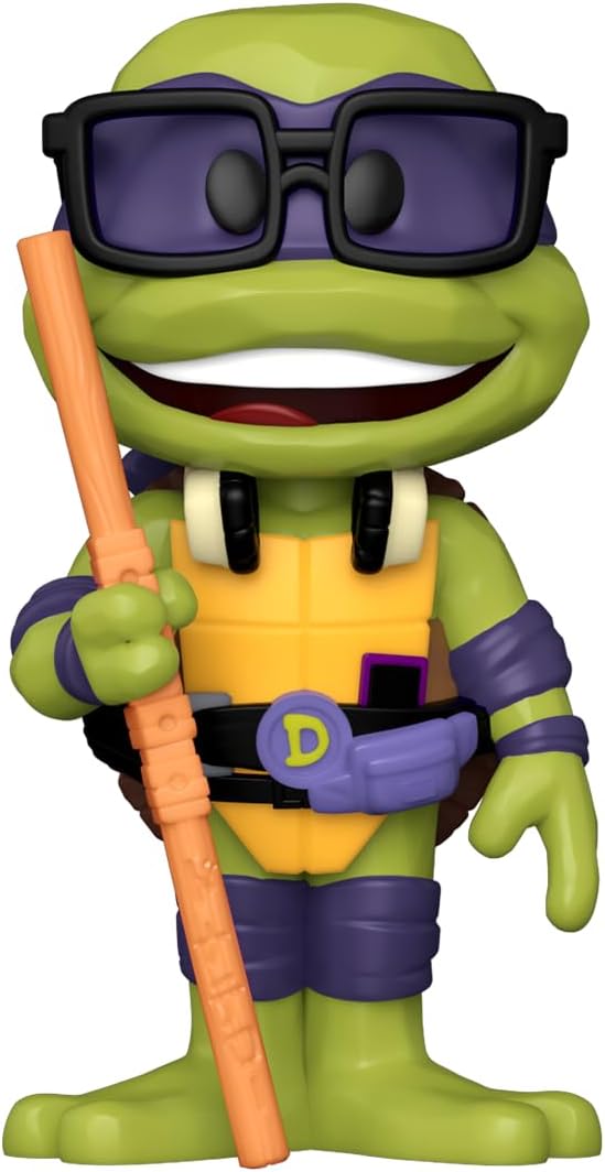 Funko Vinyl SODA: Teenage Mutant Ninja Turtles (TMNT) - Donatello - 1/6 Odds for Rare Chase Variant - Collectable Vinyl Figure - Gift Idea - Official Merchandise