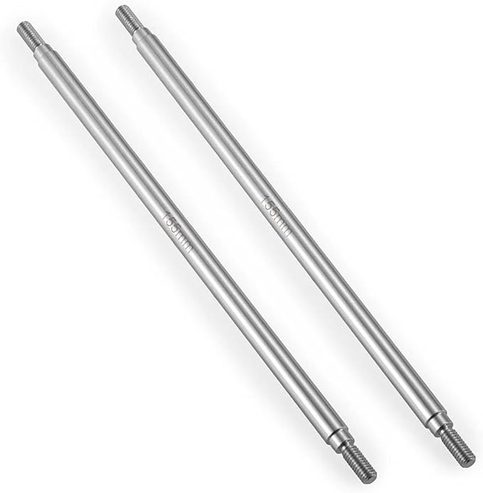 RC Spare Part for Axial for SCX10 II 90046 for TRX-4 D90 1/10 Linkage Set Link Rod M4 6x50-155mm RC Crawler Car Upgrade Parts Modification Accessories(155mm)