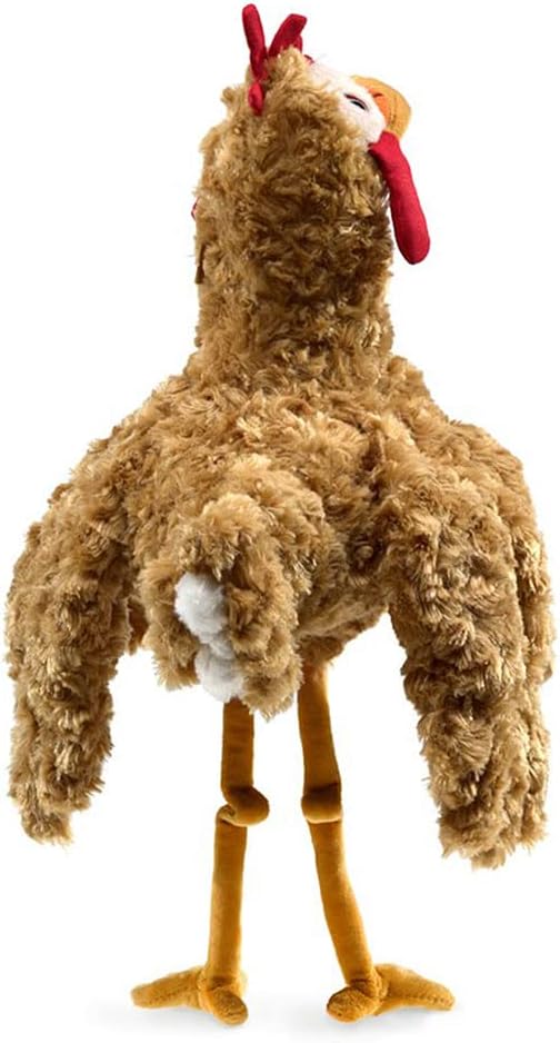 Folkmanis Chicken Two-Handed Puppet, Orange-red, 1 EA