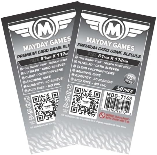 Mayday Games Panda Spin -Premium Compatible Card Sleeve Bundle