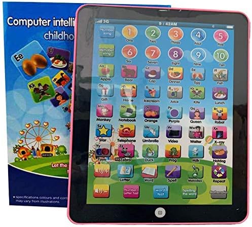 Kids Fun Tablet - Touch & Learn Phone, Number Learning, ABCs, Spelling, Animal Games, Melodies Educational Toy